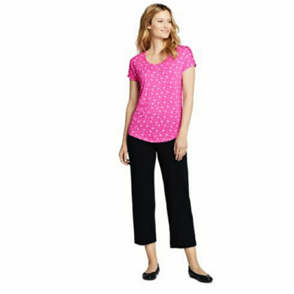Lands End Starfish Crop Pants Sz S